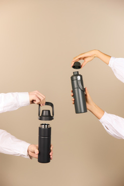 Logo trade promotional products picture of: Baltimore trek RCS recycled SS bottle 600 ML